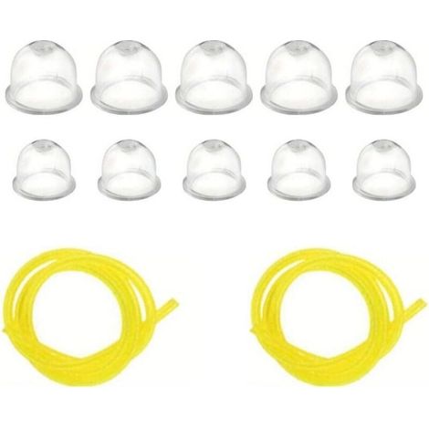 Kraftstoffschlauch für Rasenmäher und Schneefräsen mit Ölblasenrohr, kompatibel mit Kettensägen, Freischneidern und Kleinmotoren für verbesserte Leistung