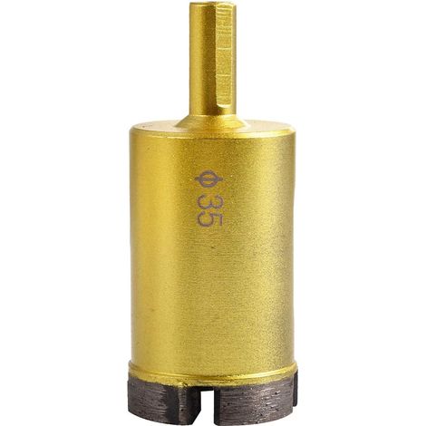AIDUCHO 35mm Diamant Scie Trépan, Foret À Creuser Creux De Marbre De Céramique, Porcelaine, Porcelaine, Tuile, Marbre, Granit (Diamètre De 35mm) (1/5)