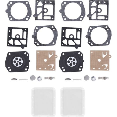 Vergaser-Reparatursatz, 2 Sets, Rasenmäher-Reparatursatz, Zubehör für Walbro K24-HDA