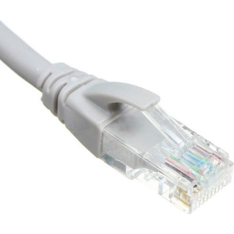 Câble Réseau CAT6 Ethernet RJ45 Gigabit Haute Qualité 50M GRIS (1/4)