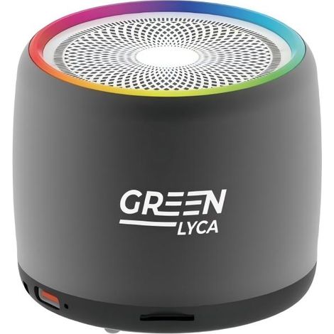 Mini enceinte Bluetooth 5.3, TWS, caisson de basses puissant, batterie 300 mAh, 3 h d'autonomie, design compact (1/4)