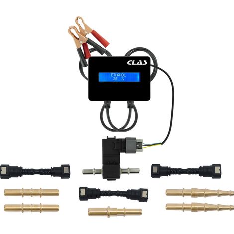 Clas – Testeur éthanol E85 – Contrôle pour véhicules non adaptés – Connectique OEM – Alimentation 12V – Évite dysfonctionnements moteur