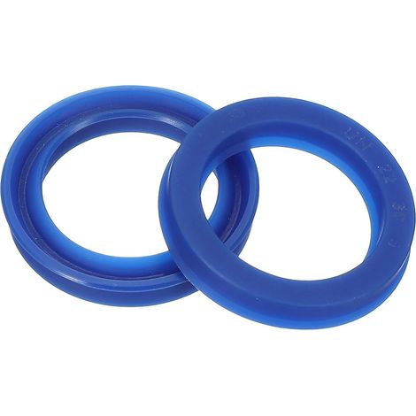 Radial Joint UN 22mm ID x 30mm OD x 5mm Width, PU Oil Seal for Bearing Shaft Industrial Pumps Piston Cylinder, Blue (1/5)