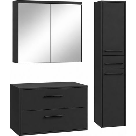 Badplaats Waschtischunterschrank-Set Florence 80 x 46 cm - Matts (1/5)