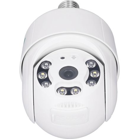 Caméra de sécurité Wi-Fi 360° étanche IP66 pour intérieur et extérieur, sans fil HD, surveillance domestique 100-240 V
