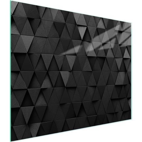 Planche à découper en verre noir 52x30 (1/5)