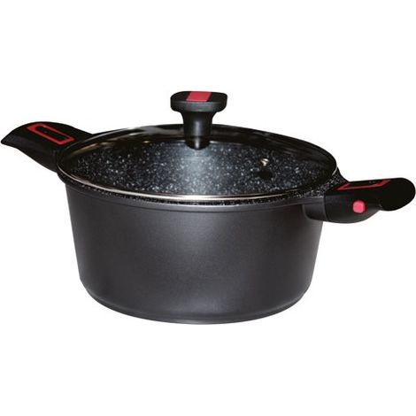 Faitout 26 Cm Avec Couvercle - Granit Pro - Baumalu (1/3)