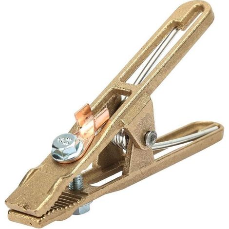 Pince de Masse Soudure, 260A Mâchoire Lourde en Laiton, Pince de Terre de Soudage pour Poste de Soudage Welder (1/4)