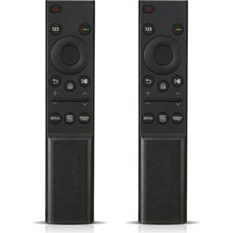 Télécommande Universelle de Remplacement pour Samsung TV BN59-01358B - Lot de 2 Télécommandes Infrarouges pour Samsung Crystal QLED OLED Curved HDTV 4/8K UHD, Forme incurvée, série Smart TV