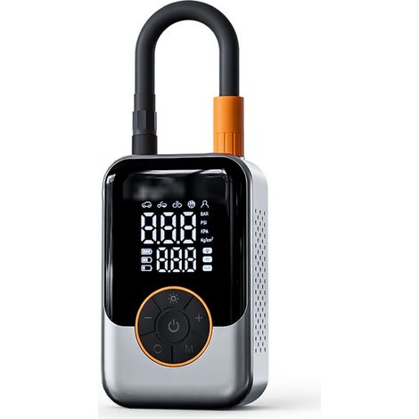 Inflador de neumáticos inalámbrico ST-221B para coche, doble pantalla, parada automática (1/5)