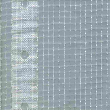 Gitterplane für Gerüste 2,70 x 10 m 200 g/m² Weiss/Transluzent (1/3)