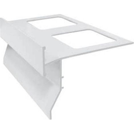 GOCCIOLATOIO P/BALCONI PVC MM 85X2,6 M BIANCO