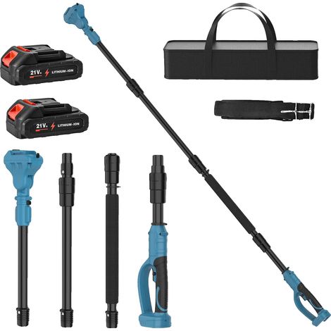 Tige d'extension, longueur réglable, alliage d'aluminium léger, Avec 2 × Batterie (1/2)