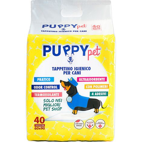 TAPPETINO PUPPY PET MONOUSO CM.60X90 PZ.40