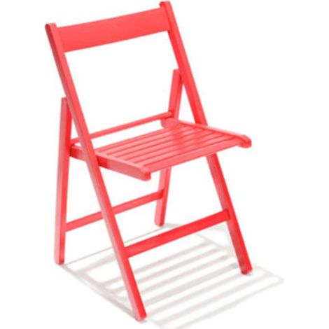 SEDIA PIEGHEVOLE LIBERTY ROSSO - 4 pezzi