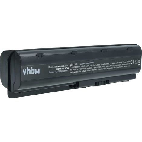 vhbw Akku kompatibel mit HP CompaQ G62-150EF, G62-101XX, G62-117SO, G62, G42T-200, G6, G62-120EY, G62-140EL Notebook (8800 mAh, 10,8 V, Li-Ion) (1/5)
