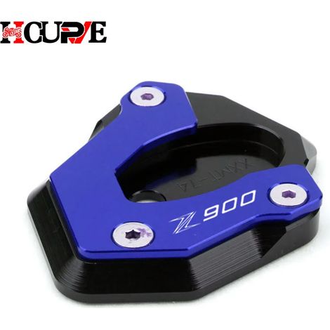 (Z900 Bleu) Béquille latérale CNC pour moto, compatible avec KAWASAKI Z650, Z900, Z900RS et Z 650 900 (2017-2023), maxpower (1/4)