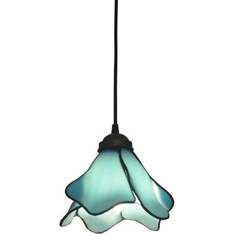 ZOLGINAH Prix d'usine Européenne Tiffany E27 Suspension Romantique Lustre Méditerranéen Hauteur Réglable Lampe Suspendue En Verre Bleu Salle À Manger Chambre D'enfants Lumière Salon Bureau Couloir Mai (1/5)