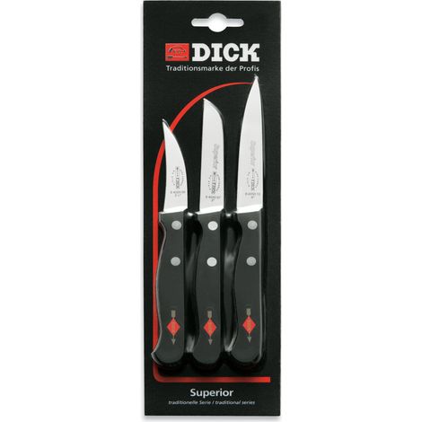 F. DICK Küchenmesser-Set Superior Küchenmesser Gemüsemesser Schälmesser 84700042 (1/2)