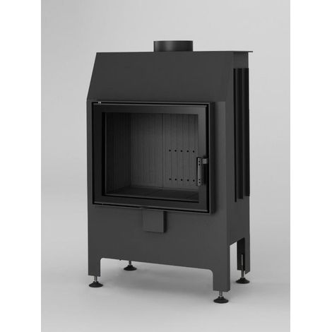 Estufa de leña Heatro 55 negro- 66cm