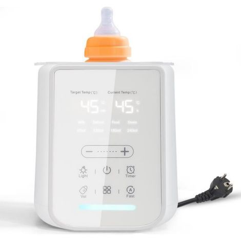 Chauffe-biberon 10 en 1 avec thermostat intelligent et veilleuse, Chauffage rapide en 2 à 5 minutes, stérilisation à la vapeur (1/5)