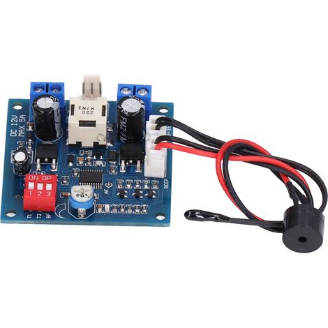 Contrôleur de Ventilateur 12V Silencieux avec 4 Zones de Température et Surveillance de Fonctionnement (1/5)