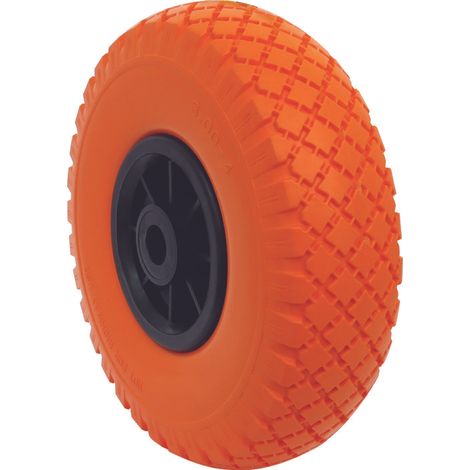RUEDA IMPINCHABLE PU (NARANJA) POIM 260 R/BOLAS 18G0048 CASCOO