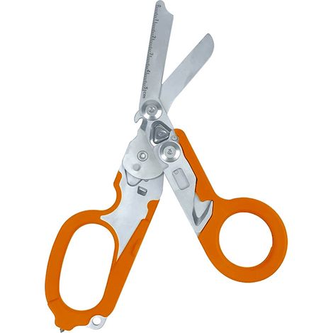 Ciseaux orange Pince tactique multifonctionnelle, cisaille d'extérieur Raptor, outil pliant avec étui K, acier inoxydable 420HC (1/5)