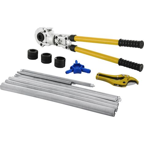 Pince à Sertir jaune, Mâchoires à sertir Pinces à sertir à lames Pinces De Tuyau Convient pour les tuyaux en aluminium/les tuyaux PEX/les tuyaux PB/les raccords en cuivre/les joints en cuivre (1/5)