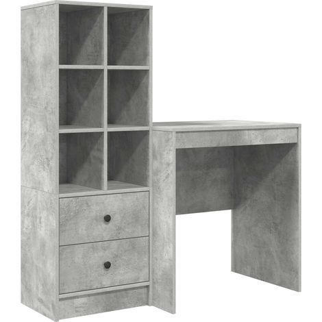 Maison Exclusive - Schreibtisch mit Schubladen mit Regal 2 pcs Be