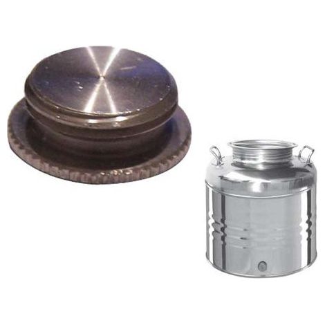 Tapón de acero inoxidable para recipiente de aceite