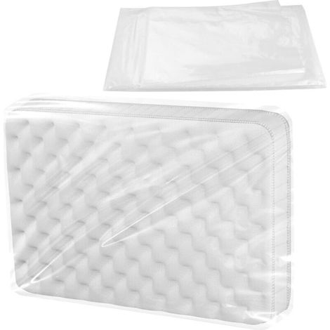 Plastique Housse Protection Matelas Demenagement 200 X 200 X 30cm, Plastique Imperméable, Réutilisables Housse Transport Matelas, Sac de Rangement, pour Le Rangement et Le Transport (1/5)