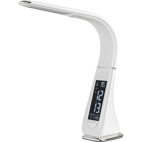 Lampe de bureau LED 5W dimmable blanche avec horloge (1/5)