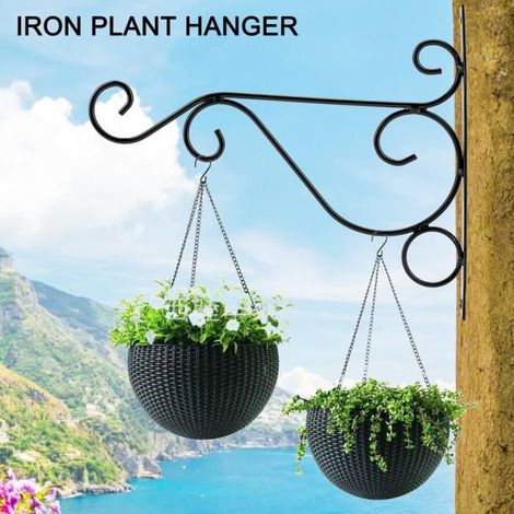Suspension murale crochet plante - pot de fleur suspendu 86 (1/4)