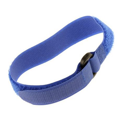 Serre-fils velcro RS PRO Bleu, 300mm 20 mm Sangle