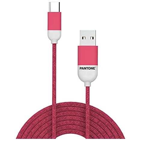 Celly PT-TC001-5P Cavo Dati USB 1,5 Metri USB 2.0 USB A USB C Rosa (1/5)