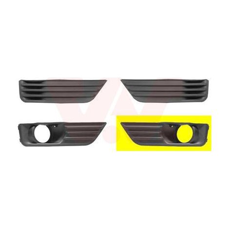 Grille de ventilation, pare-chocs VAN WEZEL 1863593 FORD 1337349