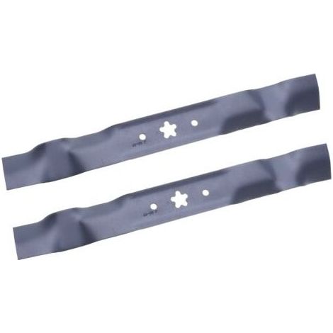 Jardiaffaires – Set di lame per pacciamatura da 490 mm per trattorini rasaerba – Compatibile con AYP – Attacco a stella a 5 punti – Larghezza di taglio 97 cm – Sostituisce il codice 532127842 (1/2)