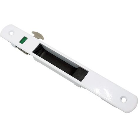 Serrure moderne pour porte coulissante, compatible avec les fenêtres en verre et les portes coulissantes, pour la sécurité de votre domicile (blanc, 28 mm)