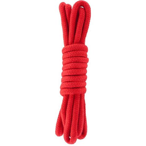 Cuerda de bondage roja de 3 m (1/3)