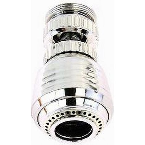 TRADE SHOP - Aeratore Rompigetto Per Rubinetto Lavello Cucina Cromato Snodato 6 Cm 87165 - (1/2)