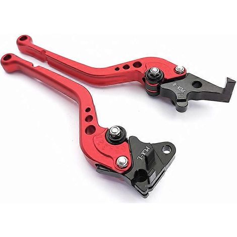 Accessoires moto : Poignée de klaxon de frein modifiée, compatible avec Honda PCX125 et 150, levier de frein monté (orange) (1/4)