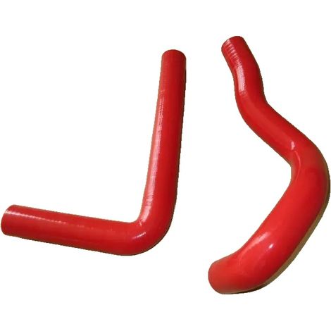Manguera de refrigerante, de alto rendimiento, material de silicona duradero, color rojo. (1/2)