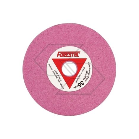 Set 5 mole abrasive a disco colore rosa grana fine per affila catene motosega