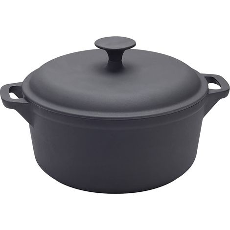 Casseruola in ghisa con doppi vetri all'esterno e all'interno 28 cm. (1/3)