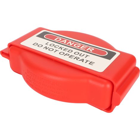 Verrou de sécurité pour vanne de consignation/déconsignation 25 à 165 mm, isolation énergétique, résistant aux chocs, pour équipements (1/5)