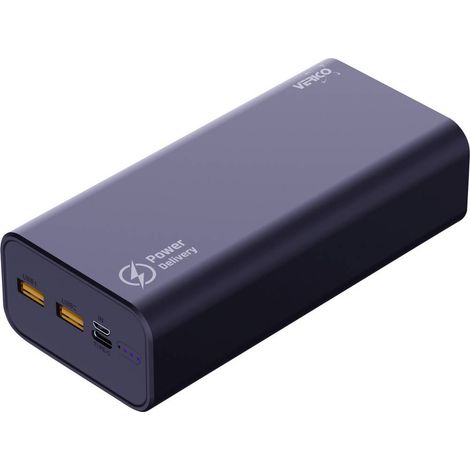 Verico Power Pro PD Power bank 4PW-PDXBK1-NN 24.000 mAh Consegna di potenza, Ricarica rapida LiPo USB-A, USB-C® Nero (1/3)