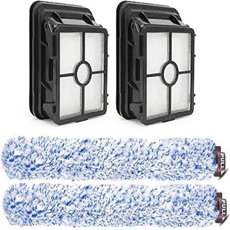 Compatible avec Bissell Crosswave 1866/1785/2052/1713/2225, rouleaux de brosse pour animaux de compagnie, rouleaux de bois dur, rouleaux de surface de tapis et filtres (1/5)