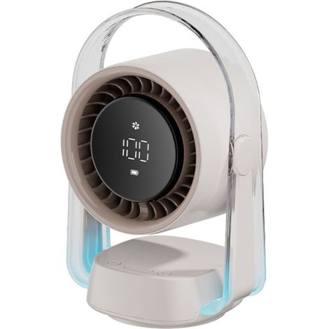 AMXCNOY Tragbarer Reiseventilator, elektrischer USB-Handventilator mit integriertem Clip, ideal für Küche, Büro, Schlafzimmer oder Reisen (1/4)