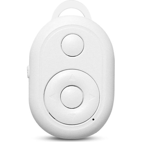 Mini-Funkfernbedienung mit Bluetooth für Kameraauslöser und Seitenumblätterfunktion (Reichweite 10 m), kompatibel mit iOS/ (1/5)